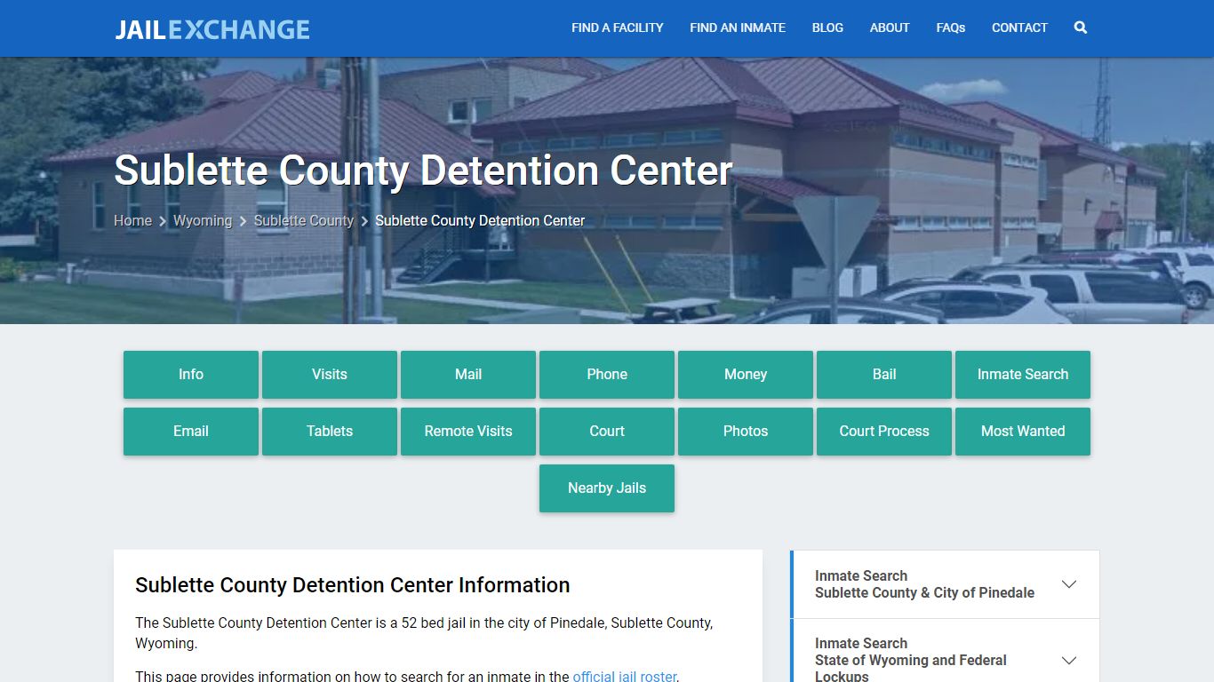 Sublette County Detention Center - Jail Exchange